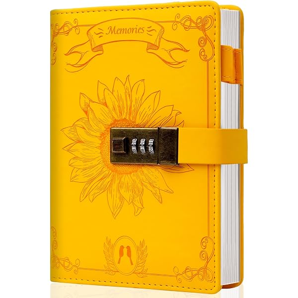 ZXHQ Journal with Lock for Girls Women,A5 224 Pages Lock Diary